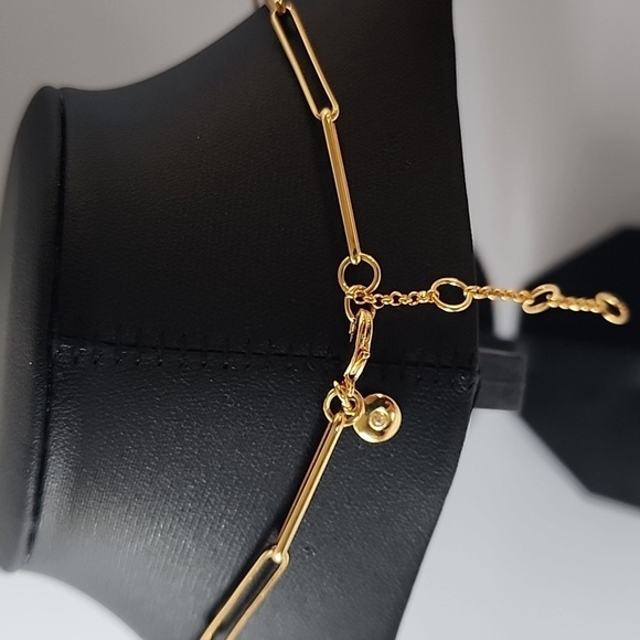 J.Crew Gold-Plated Paper-Clip Collar Necklace - Picture 5 of 5